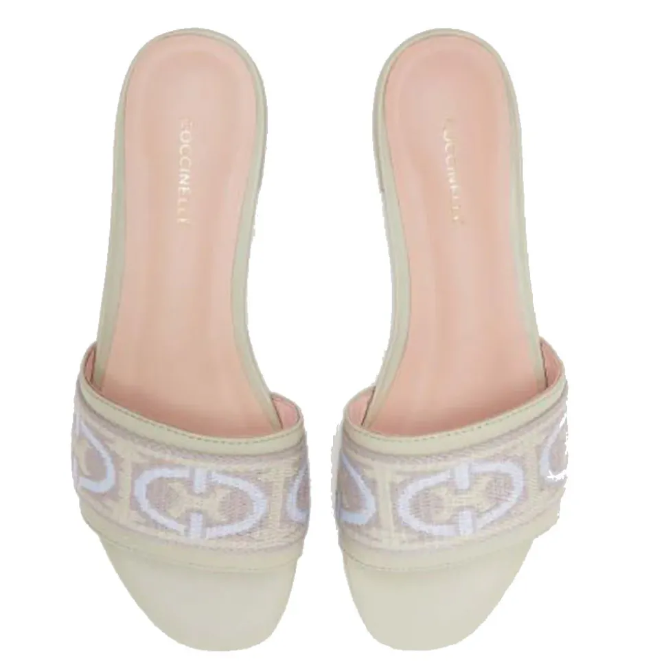 Ciabatta Donna COCCINELLE colore Celadon Green Multicolor