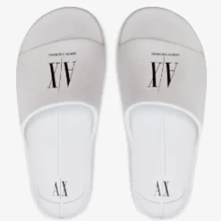 Ciabatte Donna ARMANI EXCHANGE Colore Optical White - Black