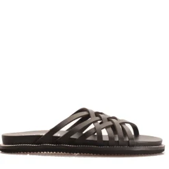 Ciabatte Donna CULT Roshelle 4275 in Pelle Colore Black con Fasce Intrecciate