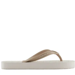 Ciabatte Donna Infradito ARMANI EXCHANGE Colore Off White - Wood Grain