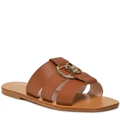 Ciabatte Flat LIU JO Saba 08 in Pelle color Cuoio