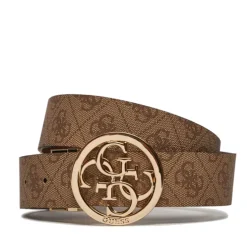 Cintura Donna GUESS Reversibile Colore Latte Logo Linea Noelle