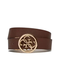 Cintura Donna GUESS Reversibile Colore Latte Logo Linea Noelle