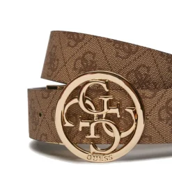 Cintura Donna GUESS Reversibile Colore Latte Logo Linea Noelle