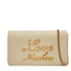 Clutch Donna a Tracolla LOVE MOSCHINO linea Lovely Chain Avorio