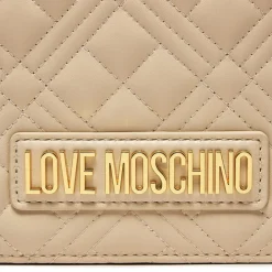 Clutch Donna con Tracolla LOVE MOSCHINO linea Smart Daily Quilted Avorio