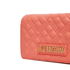 Clutch Donna con Tracolla LOVE MOSCHINO linea Smart Daily Quilted Corallo