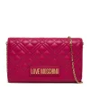 Clutch Donna con Tracolla LOVE MOSCHINO linea Smart Daily Quilted Magenta