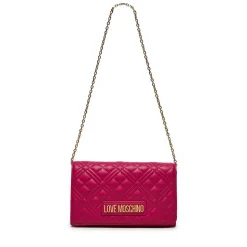 Clutch Donna con Tracolla LOVE MOSCHINO linea Smart Daily Quilted Magenta
