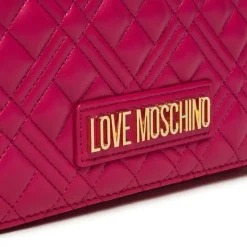 Clutch Donna con Tracolla LOVE MOSCHINO linea Smart Daily Quilted Magenta