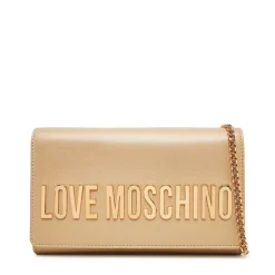 Clutch Donna LOVE MOSCHINO linea Smart Daily Bag Lettering Logo Metallic Gold