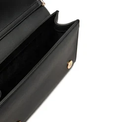 Clutch Donna LOVE MOSCHINO con Ricamo a Scacchi Nero