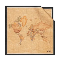 Foulard 70 x 70 cm 1A Classe Alviero Martini in Seta stampa Geo Classic e Nero 3270