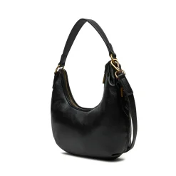 Hobo Bag a Mano LOVE MOSCHINO Nera con Placca Logo