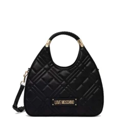 Hobo Bag a Mano Trapuntata LOVE MOSCHINO linea Quilted colore Nero