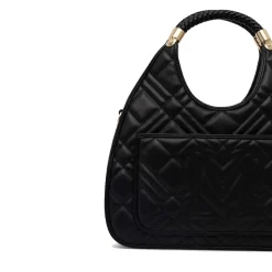 Hobo Bag a Mano Trapuntata LOVE MOSCHINO linea Quilted colore Nero