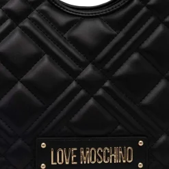 Hobo Bag a Mano Trapuntata LOVE MOSCHINO linea Quilted colore Nero