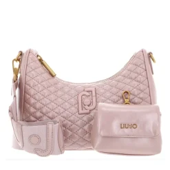 Hobo Bag a Tracolla LIU JO Better Trapuntata Lucida Rose Smoke