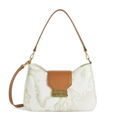 Hobo Bag con Tracolla 1A Classe Alviero Martini linea Gold Touch Geo White LC05