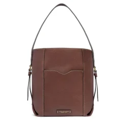 Hobo Bag Donna THE BRIDGE linea Gemma in Pelle Marrone