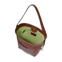 Hobo Bag Donna THE BRIDGE linea Gemma in Pelle Marrone