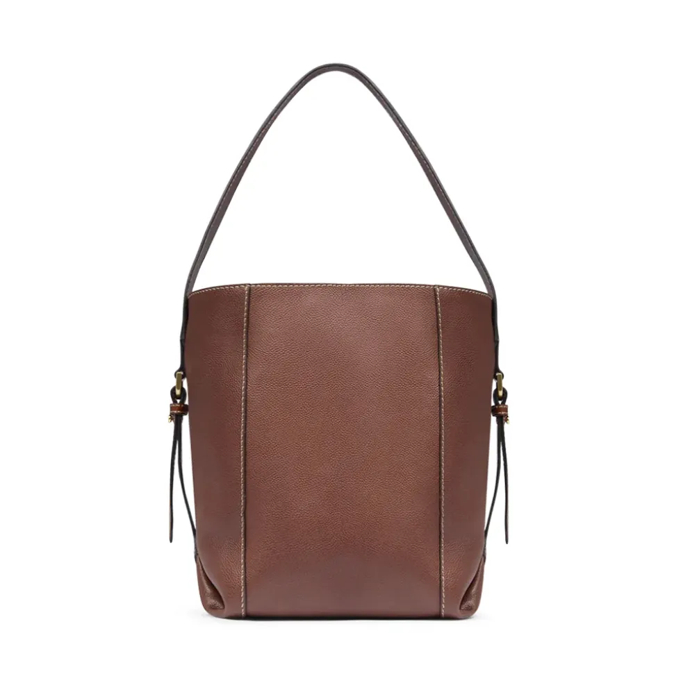 Hobo Bag Donna THE BRIDGE linea Gemma in Pelle Marrone
