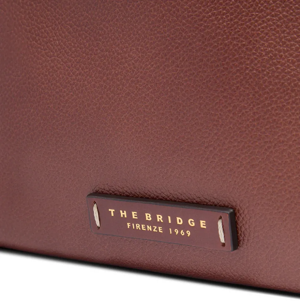 Hobo Bag Donna THE BRIDGE linea Gemma in Pelle Marrone