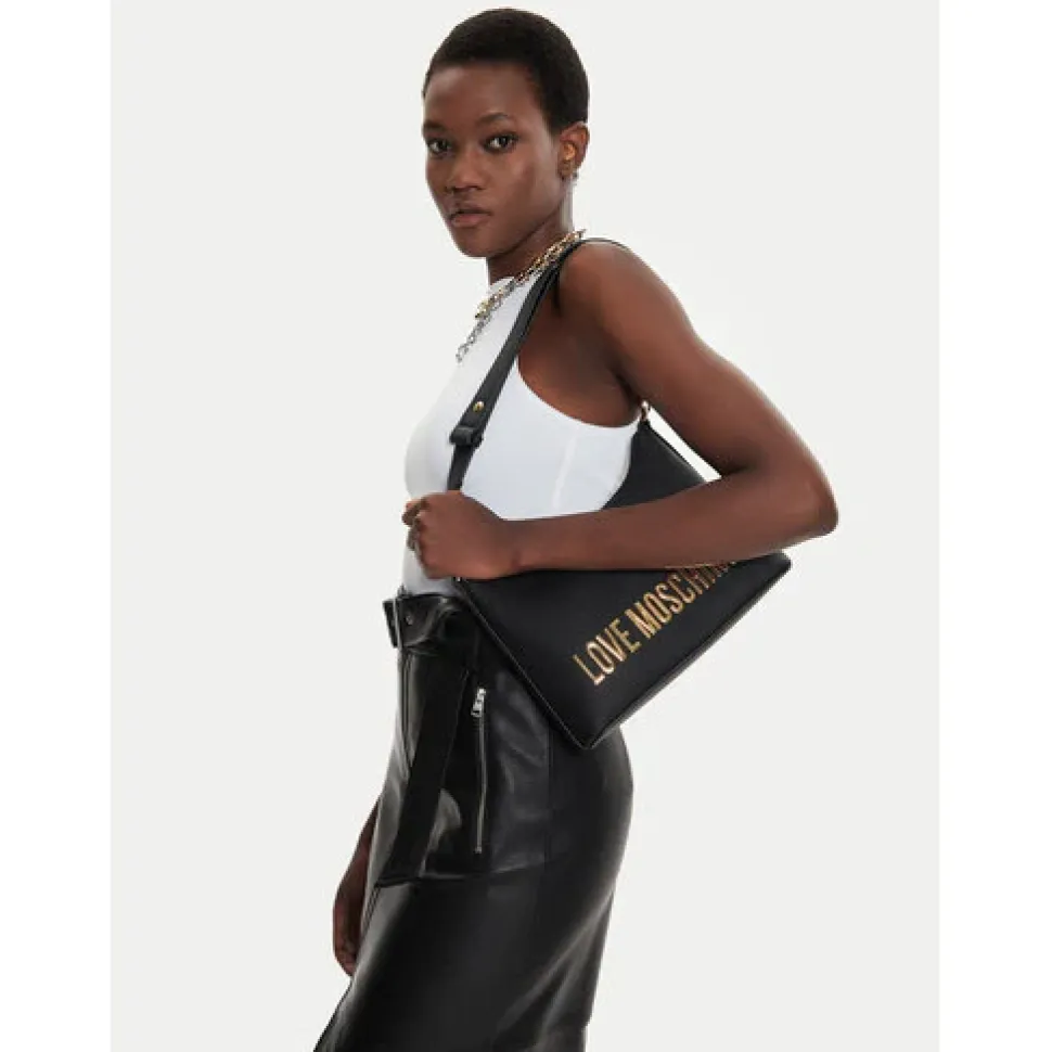 Hobo Bag LOVE MOSCHINO linea Bold Bag colore Nero