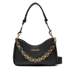 Hobo Bag LOVE MOSCHINO linea Dangling in Pelle Nera