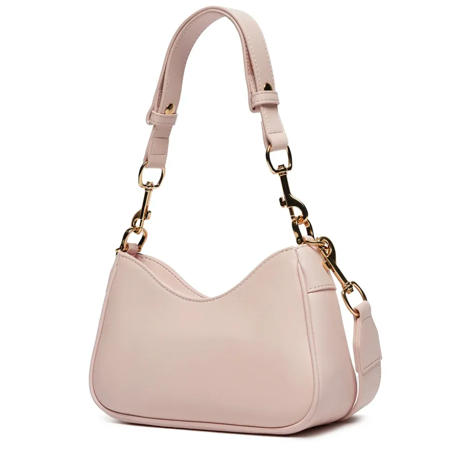 Hobo Bag LOVE MOSCHINO linea Dangling in Pelle Rosa Cipria