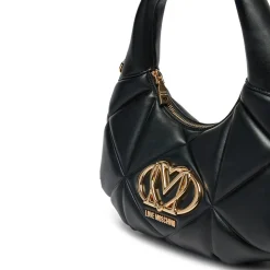 Hobo Bag LOVE MOSCHINO linea Embossed Nero