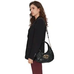 Hobo Bag LOVE MOSCHINO linea Embossed Nero