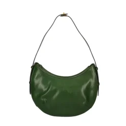 Hobo Bag Media THE BRIDGE linea Federica in Pelle Verde