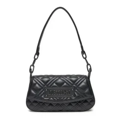 Hobo Bag Trapuntata LOVE MOSCHINO linea Lettering Logo colore Nero con Logo Canna di Fucile