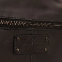 Messenger Uomo con Zip GIANNI CONTI in Pelle Nera