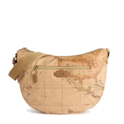 Mezzaluna Grande a Tracolla 1A Classe Alviero Martini linea Social Fusion Geo Classic e Cuoio LB99