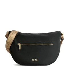 Mezzaluna Grande a Tracolla 1A Classe Alviero Martini linea Nylon Eco Vibe Nero LB84