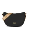 Mezzaluna Piccola a Tracolla 1A Classe Alviero Martini linea Nylon Eco Vibe Nero GZ67