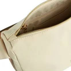 Mezzaluna Piccola a Tracolla 1A Classe Alviero Martini linea Nylon Eco Vibe Avorio GZ67