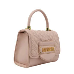 Mini Borsa a Mano LOVE MOSCHINO linea Quilted Tab color Cipria