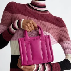 Mini Shopping Bag a Mano LIU JO Better Imbottita Fucsia