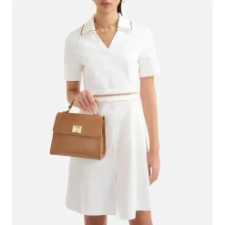 Mini Tote 1A Classe Alviero Martini linea Elegance Coast in Pelle Cuoio LC07