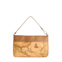 Pochette con Manichetto 1A Classe Alviero Martini linea Heritage Geo colore Geo Classic e Cuoio PO41