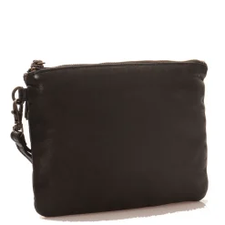 Pochette da Polso GIANNI CONTI linea Vintage in Pelle Nera