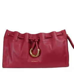 Pochette Donna COCCINELLE in Pelle Liscia Linea Isabella Colore Sangria
