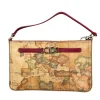 Pochette Donna con Manichetto 1A Classe Alviero Martini linea 3D Geo colore Geo Classic e Rosso PN71