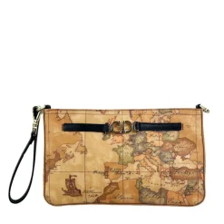 Pochette Donna con Manichetto 1A Classe Alviero Martini linea 3D Geo colore Geo Classic e Nero PN71