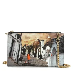 Pochette Donna Portacarte e Portatelefono Y Not Stampa Life in Trulli YES-456