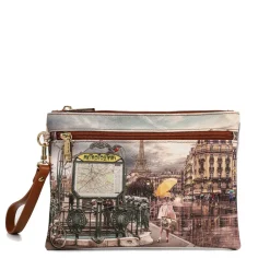 Pochette Media Donna con Zip Y NOT YES-343 Metrò Paris