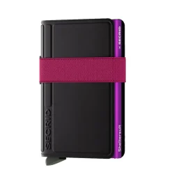 Porta Carte SECRID linea TPU colore Black-Fuchsia con RFID